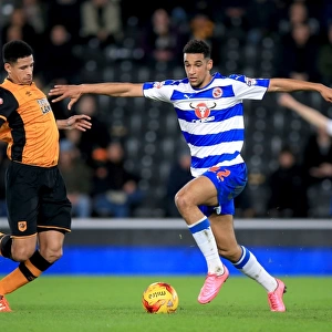Battle for the Ball: A Tight Tussle Between Nick Blackman and Curtis Davies in the Sky Bet Championship Clash
