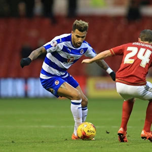 Battle for the Ball: Vaughan vs. Williams - Nottingham Forest vs. Reading Championship Clash at City Ground