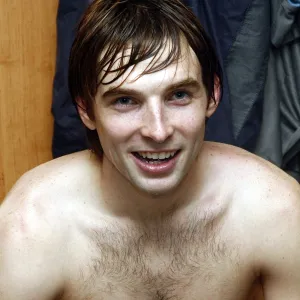 Bobby Convey after the celebrations at Leicester