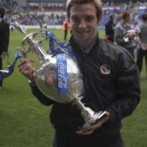 Bobby Convey and Championship Trophy