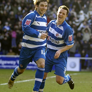 Bobby Convey and Nicky Shorey: Celebrating a Goal for Reading FC (Minute 23 vs Wolves)