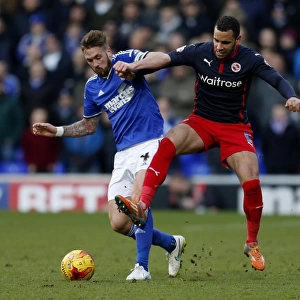 Chambers vs. Robson-Kanu: A Championship Battle - Intense Rivalry between Ipswich Town's Luke Chambers and Reading's Hal Robson-Kanu
