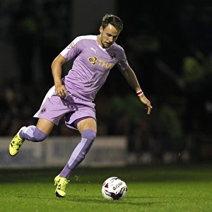 Chris Gunter in Action: Portsmouth vs. Reading - Capital One Cup Second Round at Fratton Park