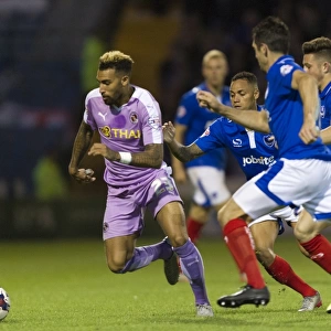 Danny Williams Chased Down at Fratton Park: Reading vs. Portsmouth in the Capital One Cup Second Round