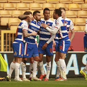Danny Williams Scores the Second: Reading's Triumphant Moment at Molineux Stadium in Sky Bet Championship against Wolves