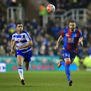 FA Cup Photographic Print Collection: Reading v Crystal Palace