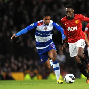 Intense Battle for Possession: McCleary vs. Welbeck at Old Trafford (Premier League)