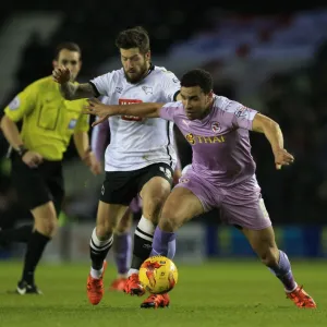 Sky Bet Championship Poster Print Collection: Derby County v Reading