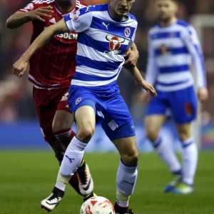 Intense Rivalry: Lucas Piazon vs. Emilio Nsue in the Heated Middlesbrough vs. Reading Championship Clash