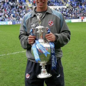 James Harper and Championship Trophy