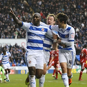 Jason Roberts Euphoric Moment: Scoring First Goal for Reading Against Bristol City in Championship Match