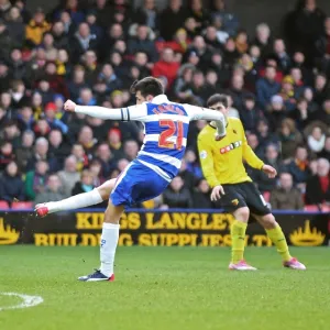 Sky Bet Championship Framed Print Collection: Watford v Reading