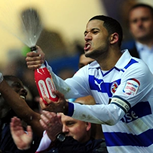 Jobi McAnuff: Reading FC's Captain Leads the Thrilling Promotion Celebrations in the Premier League (vs Nottingham Forest, 17-04-2012)