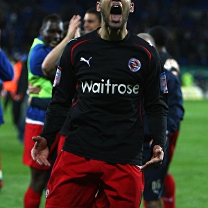 Jobi McAnuff's Euphoric Celebration: Reading Clinch Play-Off Victory Over Cardiff City
