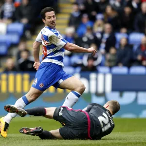 Sky Bet Championship Framed Print Collection: Reading v Cardiff City