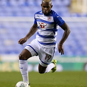 Leandro Bacuna of Reading Faces Swansea City in Carabao Cup Third Round at Madejski Stadium
