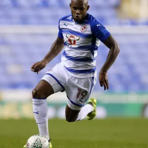 Leandro Bacuna of Reading Faces Swansea City in Carabao Cup Third Round at Madejski Stadium