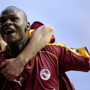 Leroy Lita Celebrates in front of the Reading fans