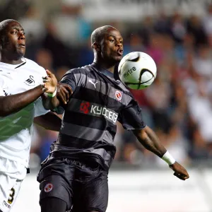 Leroy Lita shields the ball