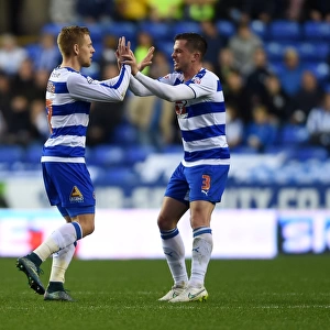Matej Vydra and Andrew Taylor: Reading's Jubilant Moment after Scoring against Brighton in Sky Bet Championship