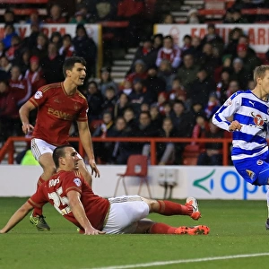 Matej Vydra Scores the Opener: Reading vs. Nottingham Forest in Sky Bet Championship at City Ground