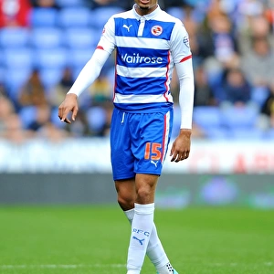 Michael Hector in Action: Reading FC vs Derby County, Sky Bet Championship at Madejski Stadium