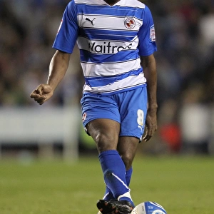 Mikele Leigertwood in Action: Reading vs. Cardiff City - Npower Championship Play-Off Semi Final - First Leg
