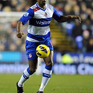 Mikele Leigertwood of Reading Faces Off Against Arsenal at Madjeski Stadium, Barclays Premier League (December 17, 2012)