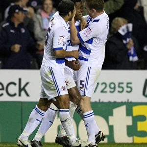 Mikele Leigertwood Scores First Goal for Reading in Championship Match against Nottingham Forest at Madejski Stadium