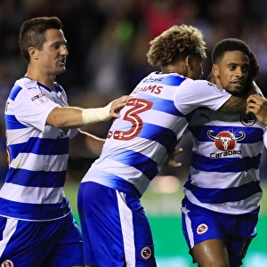 Reading Celebrate Garath McCleary's Goal Against Ipswich Town in Sky Bet Championship