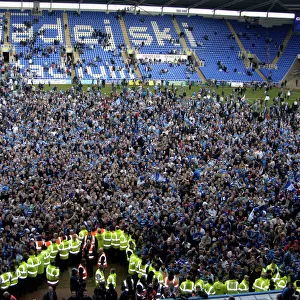 Reading Fans Celebrate winning the Championship Title