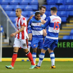 FA Cup Framed Print Collection: FA Cup : Round 4 : Reading v Sheffield United : Madejski Stadium : 26-01-2013