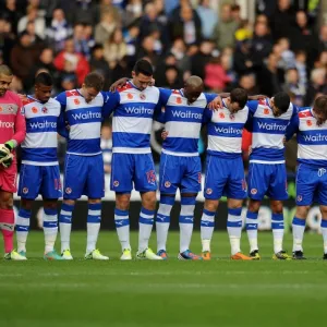 Reading FC: Moment of Silence at Madjeski Stadium during Reading vs. Norwich City (Barclays Premier League, 10-11-2012)