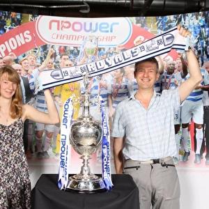 Reading FC's Championship Victory: Triumphant Trophy Celebration with Fans (2012)