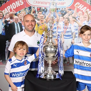 Reading FC's Glorious Moment: Unforgettable Fans Photoshoot with the 2012 Championship Trophy