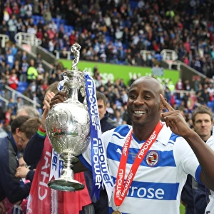 Reading FC's Promotion Celebration: Jason Roberts and the Npower Championship Trophy