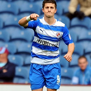 Shane Long's Thrilling Goal: Reading's Euphoric Celebration at Turf Moor in the Npower Championship Clash against Burnley