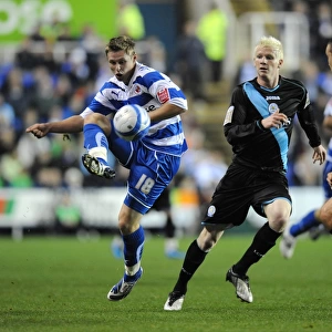 Simon Church in Action: Reading FC vs Leicester City at Madejski Stadium
