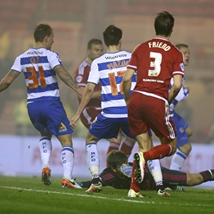 Simon Cox Scores First Goal for Reading in Sky Bet Championship Match against Middlesbrough