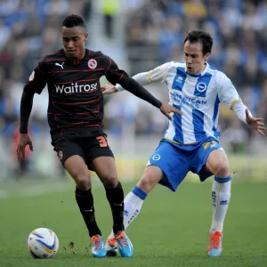 Sky Bet Championship Poster Print Collection: Sky Bet Championship : Brighton and Hove Albion v Reading