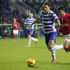 Sky Bet Championship Framed Print Collection: Sky Bet Championship : Reading v Charlton Athletic