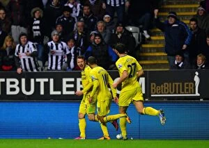 Newcastle United v Reading : St. James' Park : 19-01-2013 Collection: Adam Le Fondre Scores First Goal for Reading at St. James Park against Newcastle United