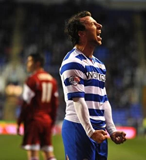 Sky Bet Championship : Reading V Middlesbrough Collection: Adam Le Fondre Scores First Goal: Reading vs. Middlesbrough in Sky Bet Championship