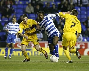 Images Dated 11th January 2007: Andre Bikey's Thrilling Performance: Reading vs Burnley, FA Cup 3rd Round, 9th January 2007