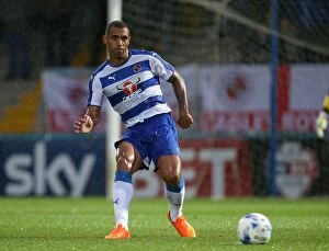 Images Dated 24th July 2015: Anton Ferdinand in Action: Reading FC vs Swansea - Pre-Season Friendly at Adams Park
