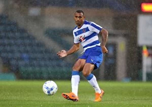 Images Dated 24th July 2015: Anton Ferdinand in Action: Reading FC vs Swansea Pre-Season Friendly at Adams Park