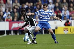 Images Dated 27th October 2007: Barclays Premiership: Reading vs. Newcastle United Showdown (October 27, 2007)