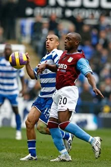 Images Dated 24th February 2008: Barclays Premiership Showdown: Aston Villa vs. Reading - February 2008