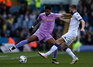 Images Dated 16th April 2016: Battle for the Ball: McCleary vs. Dallas - Leeds United vs. Reading Championship Showdown at