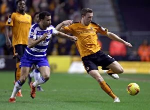 Wolves v Reading Collection: Battle for the Ball: McDonald vs. Robson-Kanu - Wolves vs. Reading, Sky Bet Championship, Molineux